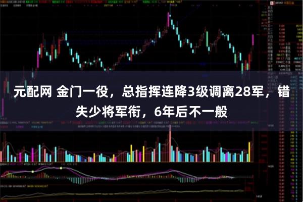 元配网 金门一役，总指挥连降3级调离28军，错失少将军衔，6年后不一般